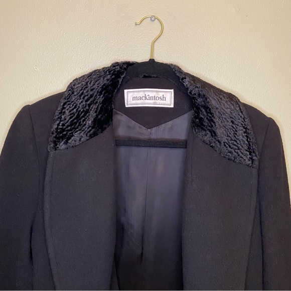 Mackintosh Wool Long peacoat womans size 8 / medium - Picture 3 of 14
